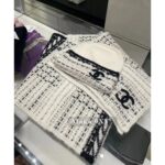 CHANEL  24k Autumn/Winter New Collection/Imported Coarse Felt Weaving  Classic logo of cashmere fabric, cold hat, knitted hat, cashmere scarf   scarf - Image 16