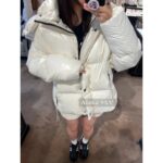 Moncler Mouth 2024 Autumn/Winter New Collection  parana Hooded bread down jacket made of 90 white goose down fabric according to national standards. Warm and comfortable - Image 3