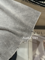 Alexanderwang's new gray series exudes a sense of luxury   Letter logo threedimensional sticker embroidery gradient blending knitting slim fit short Tshirt sweet and spicy, slimming effect - Image 17