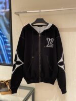 LOUIS VUITTON High Quality  2024ss Early Autumn New Collection Classic Letter Printed Logo Hoodie Design Zipper Jacket Hoodie. - Image 12