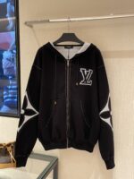 LOUIS VUITTON High Quality  2024ss Early Autumn New Collection Classic Letter Printed Logo Hoodie Design Zipper Jacket Hoodie. - Image 13