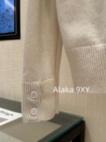 THOM BROWNE "American College Style Dress ”TB 2024ss Early autumn new series wool hooded zipper/back flower pattern knitted cardigan jacket for women. - Image 7