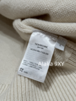 THOM BROWNE "American College Style Dress ”TB 2024ss Early autumn new series wool hooded zipper/back flower pattern knitted cardigan jacket for women. - Image 16
