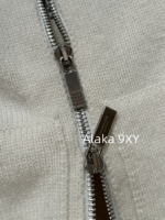 THOM BROWNE "American College Style Dress ”TB 2024ss Early autumn new series wool hooded zipper/back flower pattern knitted cardigan jacket for women. - Image 17