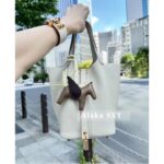 HermesH  Basket of vegetables   Ten years of craftsmanship, 100 handmade customization. Imported air freight whole piece TC big cow custom development fullcolor series can be customized with exclusive color card 22cm - Image 6