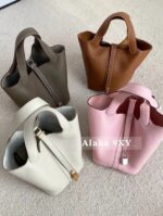 HermesH  Basket of vegetables   Ten years of craftsmanship, 100 handmade customization. Imported air freight whole piece TC big cow custom development fullcolor series can be customized with exclusive color card 22cm - Image 11