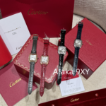 Cartier High Quality _ New Santos Dumont Men's and Women's Watches  Original Swiss highpower quartz movement/imported original ChangA grade special clamp with diamond version
