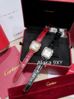 Cartier High Quality _ New Santos Dumont Men's and Women's Watches  Original Swiss highpower quartz movement/imported original ChangA grade special clamp with diamond version - Image 27