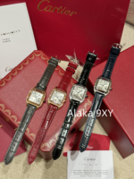 Cartier High Quality _ New Santos Dumont Men's and Women's Watches  Original Swiss highpower quartz movement/imported original ChangA grade special clamp with diamond version - Image 31