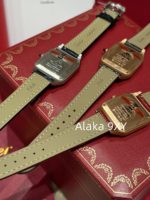 Cartier High Quality _ New Santos Dumont Men's and Women's Watches  Original Swiss highpower quartz movement/imported original ChangA grade special clamp with diamond version - Image 33