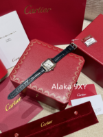 Cartier High Quality _ New Santos Dumont Men's and Women's Watches  Original Swiss highpower quartz movement/imported original ChangA grade special clamp with diamond version - Image 35
