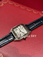 Cartier High Quality _ New Santos Dumont Men's and Women's Watches  Original Swiss highpower quartz movement/imported original ChangA grade special clamp with diamond version - Image 36