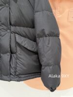 Miumiu leather collar down jacket  The new down bread jacket for autumn and winter of 24 is made of 90 goose down material, which is suitable for reducing the age of the short and loose silhouette version and keeping warm according to the national standard. - Image 11