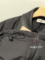 Miumiu leather collar down jacket  The new down bread jacket for autumn and winter of 24 is made of 90 goose down material, which is suitable for reducing the age of the short and loose silhouette version and keeping warm according to the national standard. - Image 21