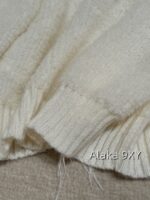 Laurustinus White Moonlight Wealthy Girl Dress Up   2024 SS Early Autumn New Collection Handmade Custom Heavy Industry Feather Milk White Sweater/Knitted Cardigan for Women - Image 3
