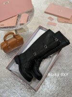 Zhang Yuanying's 2024 Autumn/Winter New/Show Style "Battle Damage" Gradual Waste Soil Series  Vintage Long Boots   Customized imported full leather calf leather - Image 32