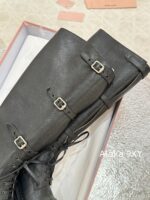 Zhang Yuanying's 2024 Autumn/Winter New/Show Style "Battle Damage" Gradual Waste Soil Series  Vintage Long Boots   Customized imported full leather calf leather - Image 33