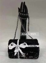 Chanel  24B Early Autumn New Style  Bow Bead Letter Logo Chain  miniCF ComingInvincible Heavy Industries' limited edition that is extremely difficult to buy - Image 4