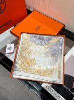 Hermes H  24 new models in small quantities  Collection level "Tropical Rainforest Treasure" series/18mm doublesided silk with multiple usescan be used as a strapless mask - Image 10