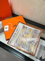 Hermes H  24 new models in small quantities  Collection level "Tropical Rainforest Treasure" series/18mm doublesided silk with multiple usescan be used as a strapless mask - Image 19