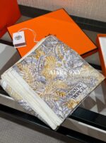 Hermes H  24 new models in small quantities  Collection level "Tropical Rainforest Treasure" series/18mm doublesided silk with multiple usescan be used as a strapless mask - Image 27