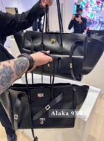 BALENGIAGA 2024 new Bel Air shopping bag/handbag   Ultra smooth imported calf leather Nappa Sheepskin Super Heavy Industry - Image 5