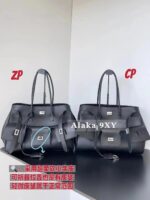 BALENGIAGA 2024 new Bel Air shopping bag/handbag   Ultra smooth imported calf leather Nappa Sheepskin Super Heavy Industry - Image 8