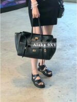 BALENGIAGA 2024 new Bel Air shopping bag/handbag   Ultra smooth imported calf leather Nappa Sheepskin Super Heavy Industry - Image 16