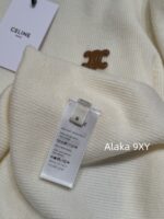 CELINE's self reserved twocolor24 autumn/winter new collection universal super comfortablecashmere pullover base sweater for women. Soft and smooth, skin friendly without pricking - Image 18