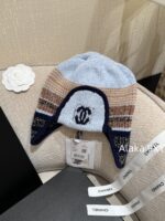 2024N Coco neige Ski Collection/Jacquard Letter Logo Lei Feng Hat/Knitted Cold Hat Available in Four Colors Heavy duty Wool Material - Image 20