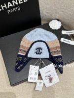 2024N Coco neige Ski Collection/Jacquard Letter Logo Lei Feng Hat/Knitted Cold Hat Available in Four Colors Heavy duty Wool Material - Image 21