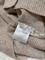 BURBERRY winter limited edition socialite outfit   24 new classic plaid cuffs original custom splicing 100 sheep wool knitted cardigan for women. - Image 3