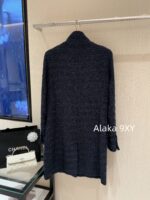CHANEL's "French Retro Dressing" 2024k Autumn New Mid length Skirt, Elegant Style, Coarse Hemp Pocket Zipper Design Coat for Women. 100 silk lining - Image 11