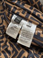 FENDI  24FW classic letter logo autumn and winter flower double "F" knitted cardigan imported whole piece mink fur grass jacket women's short jacket. Available in three colors - Image 39