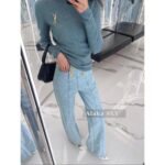 CHANEL   24n Autumn/Winter New Ski Collection/Heavy Industry Full Jacquard Logo Flip Collar Cashmere Diamond Button Knitted Cardigan Sweater for Women. - Image 10