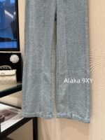 CHANEL   24n Autumn/Winter New Ski Collection/Heavy Industry Full Jacquard Logo Flip Collar Cashmere Diamond Button Knitted Cardigan Sweater for Women. - Image 15