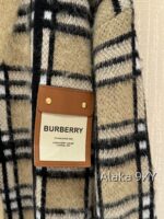 BURBERRY "American College Style" 2024 Autumn and Winter New Collection Bu  Style Classic Grid Badge 100 Wool Material Cardigan Sweater Lazy Knitted Coat for Women - Image 4