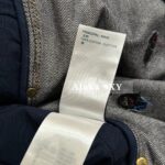 LOUIS VUITTON  2024SS Early Autumn New CollectionHeavy Industry Clover Embroidered Logo Collar Denim Shirt Jacket/Couple's Loose fit