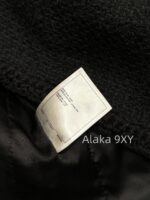 CHANEL Wang Yibo Same Style 24 Advanced Handicraft Workshop Series  Early autumn new imported coarse woolen four pocket round neck woven jacket with 100 silk printed lining - Image 26