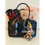 MIUMIU "American Retro Girl Style"  Self retained Zhang Yuanying's 2024 SS fashion collection canvas briefcase  Japanese limited edition canvas denim fabric canvas style - Image 4