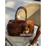 MIUMIU "American Retro Girl Style"  Self retained Zhang Yuanying's 2024 SS fashion collection canvas briefcase  Japanese limited edition canvas denim fabric canvas style - Image 6