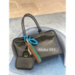 MIUMIU "American Retro Girl Style"  Self retained Zhang Yuanying's 2024 SS fashion collection canvas briefcase  Japanese limited edition canvas denim fabric canvas style - Image 14