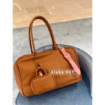 MIUMIU "American Retro Girl Style"  Self retained Zhang Yuanying's 2024 SS fashion collection canvas briefcase  Japanese limited edition canvas denim fabric canvas style - Image 25