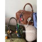 MIUMIU "American Retro Girl Style"  Self retained Zhang Yuanying's 2024 SS fashion collection canvas briefcase  Japanese limited edition canvas denim fabric canvas style - Image 34