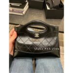 Chanel in limited stock  24C side scrolling mini31bag crossbody/handbag. Original Factory C Imported Leather Imported Hardware Material - Image 4