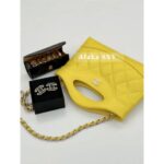 Chanel in limited stock  24C side scrolling mini31bag crossbody/handbag. Original Factory C Imported Leather Imported Hardware Material - Image 11