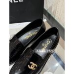 Chanel  2024a Early Autumn New CollectionMetal Logo Le Fu Shoes/Single Shoes Small Leather Shoes Female Original Mold Three Color Options - Image 4