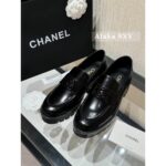 Chanel  2024a Early Autumn New CollectionMetal Logo Le Fu Shoes/Single Shoes Small Leather Shoes Female Original Mold Three Color Options - Image 6