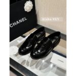 Chanel  2024a Early Autumn New CollectionMetal Logo Le Fu Shoes/Single Shoes Small Leather Shoes Female Original Mold Three Color Options - Image 10