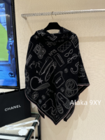 CHANEL High end Quality 24 New Models  A musthave for wealthy and beautiful socialites/celebrities in airconditioned rooms with silk shawls for women. Cashmere 70  30 real silk - Image 5